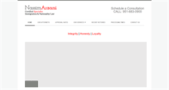 Desktop Screenshot of nassimarzani.com